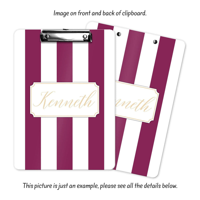 Custom Clipboard, Monogram Clip Board, Monogram Teacher Gift, Personalized Office Gifts, Personalized Clip Board, School Supplies, CB15