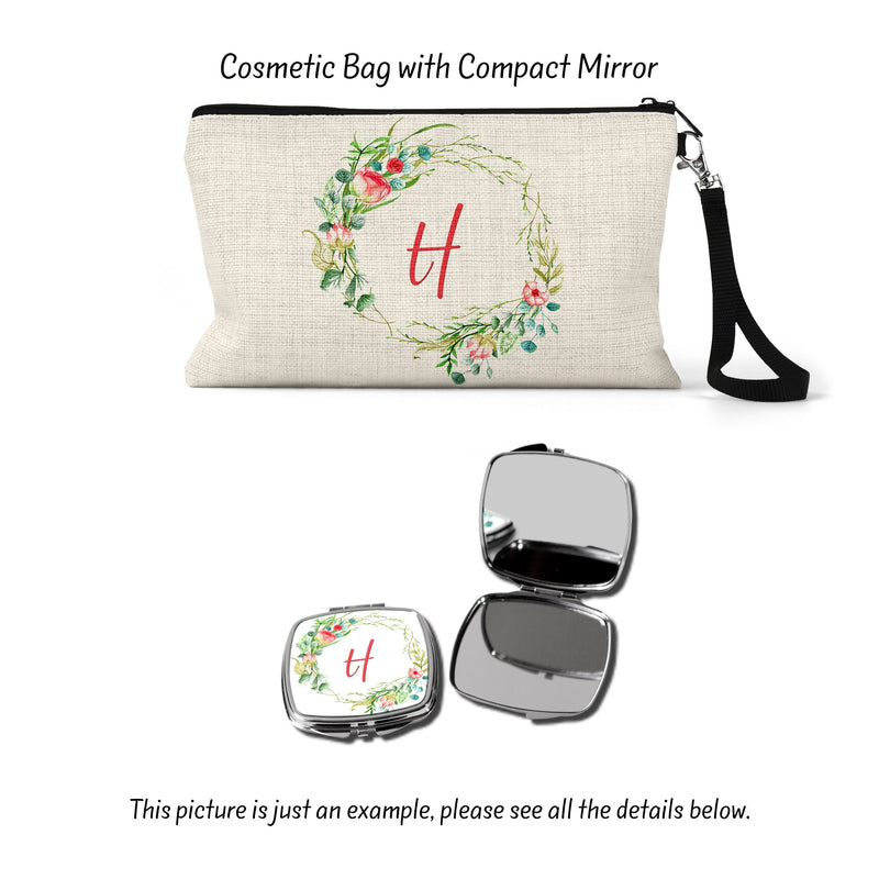 Custom Floral Makeup Organizer - Ideal Best Friend Birthday & Appreciation Gift