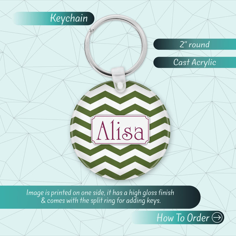 Acrylic Name Keychain – Cute Custom Keychain & Bag Charm