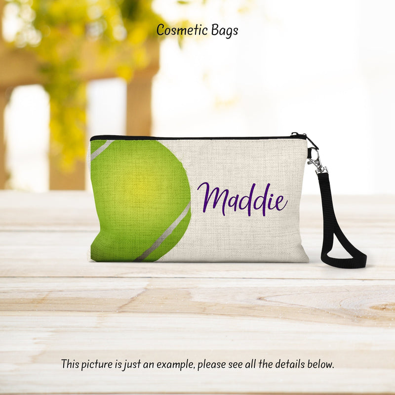 Tennis, Tennis Gift, Tennis Team, Tennis Bag, Cosmetic Bag, Team Gift, Gift For Her, CO60