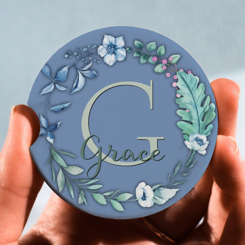Boho Car Coasters - Cute Custom Coaster Set for Car Decor & Wedding Favors