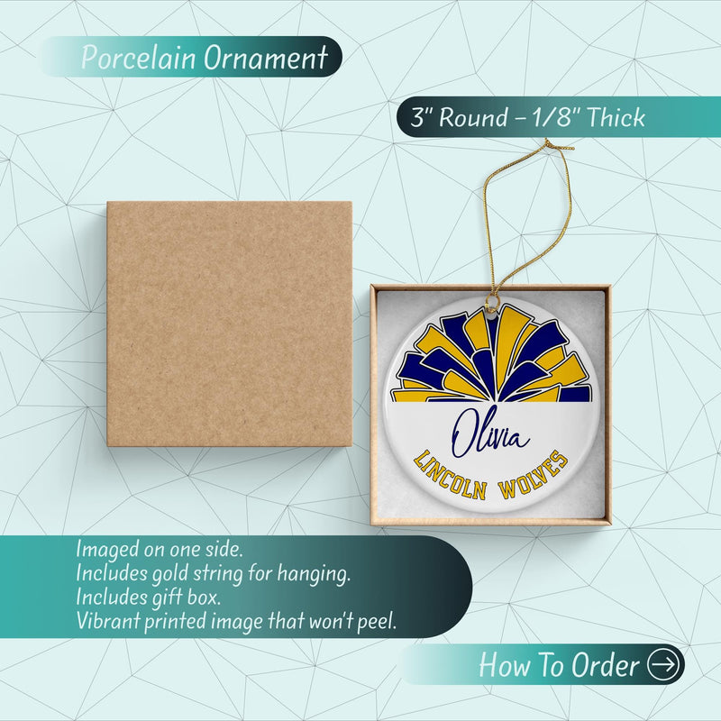 Cheerleader Ornament - Perfect Graduation & Christmas Gift