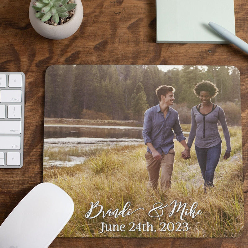 Custom Photo Mousepad: Unique Couple or Boss Gift