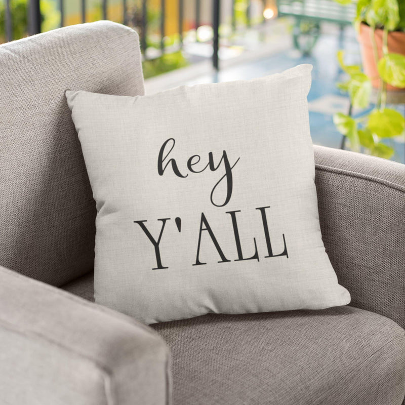 Personalized Monogram Pillow Cover - Perfect Newlywed & Realtor Gift