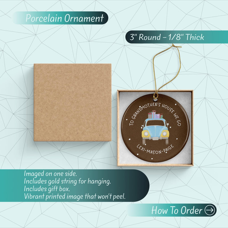 Promoted to Grandma Personalized Christmas Ornament: A Memorable Gift From Grandkids