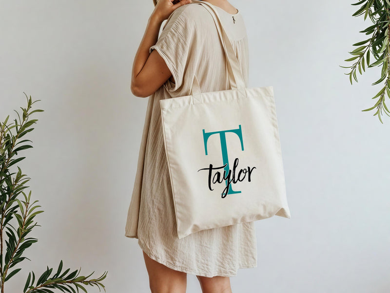 Bride Tote Bag & Bridesmaid Canvas Tote Bags - Perfect Thinking Of You Gift