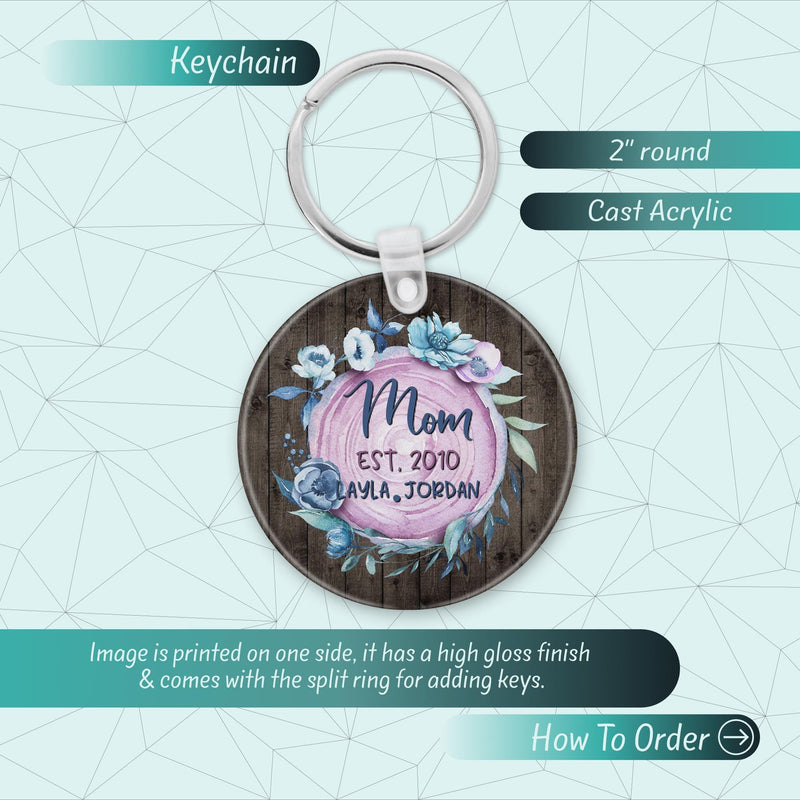 Acrylic Name Keychain – Cute Custom Keychain & Bag Charm