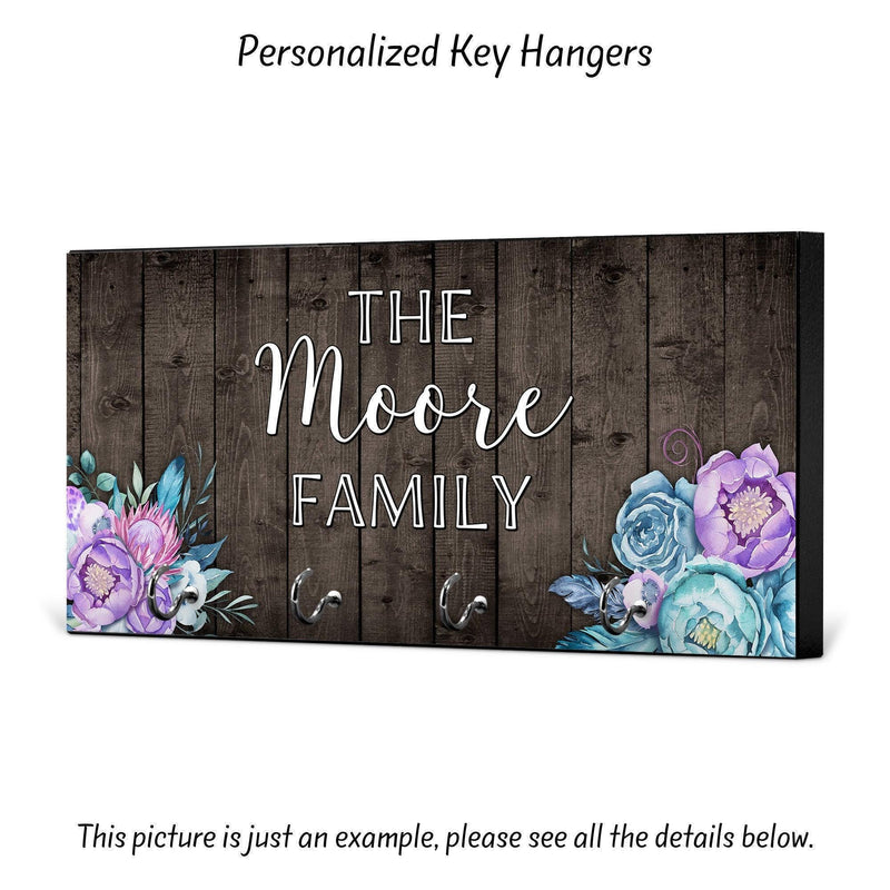 Boho, Key Holder for Wall, Wedding Gift, Gift for Her, Anniversary Gift, Housewarming Gift, New Home Gift, Home Decor, Key Holder, KH33