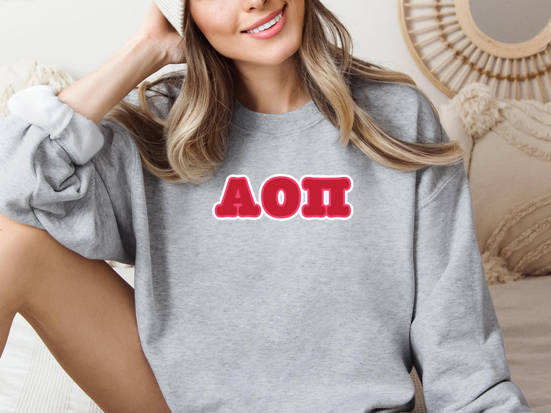 Alpha Omicron Pi Sweatshirt – Big Little Sorority Gift