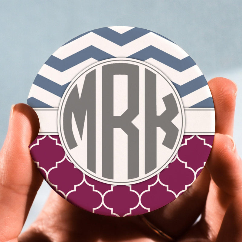 Custom Cute Car Coaster Set – Personalized Car Decor Accessories