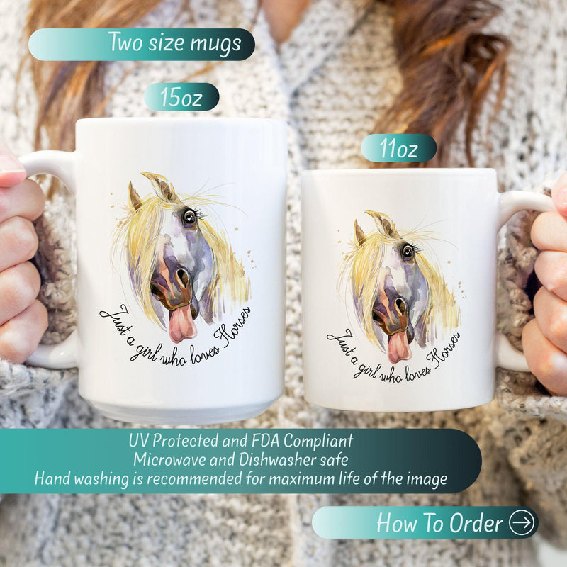 Custom Horse Mug - Ideal Equestrian Gift