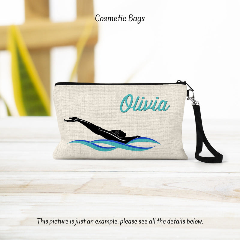 Swimmer Cosmetic Bag - Perfect Team Gift for Her