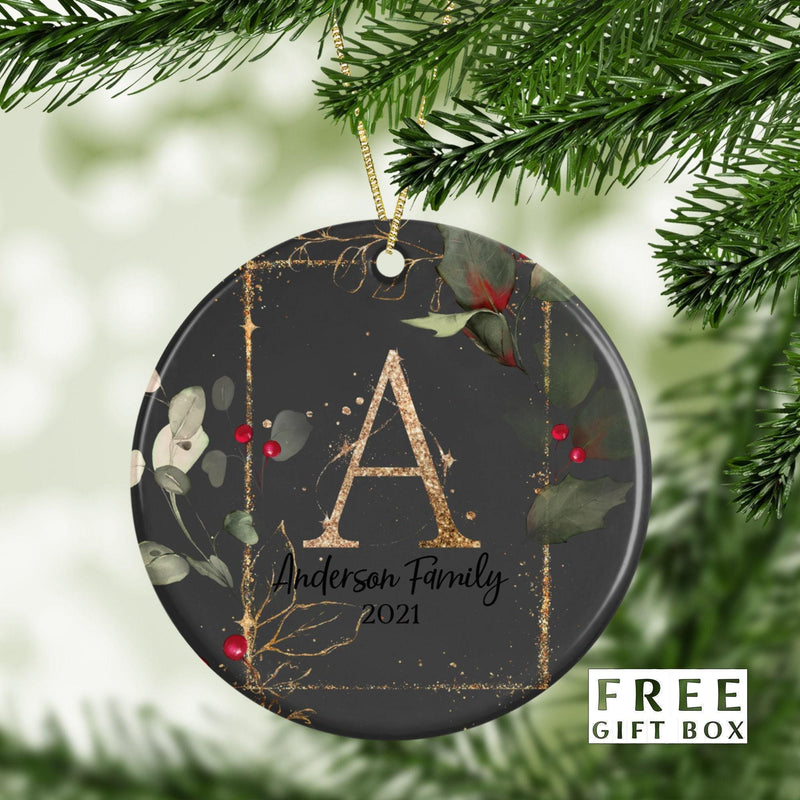 Our First Christmas Engaged Ornament - Couples & Family Christmas Tree Keepsake