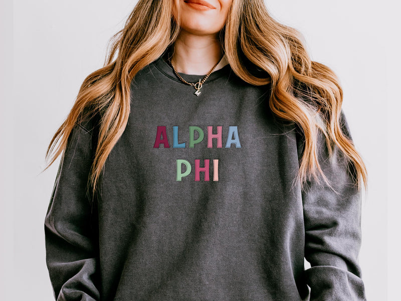 Alpha Phi Sweatshirt – Big Little Sorority Gift