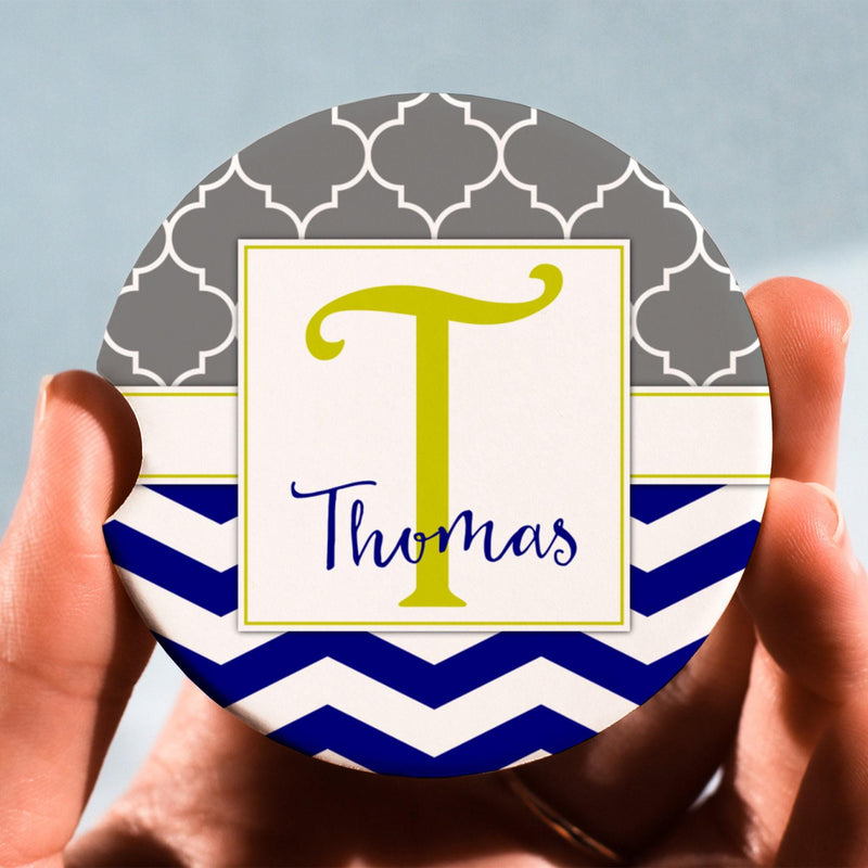 Custom Cute Car Coaster Set – Personalized Car Decor Accessories