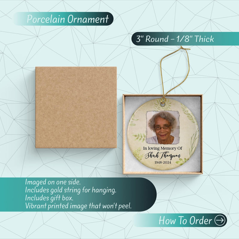 In Loving Memory Ceramic Ornament
