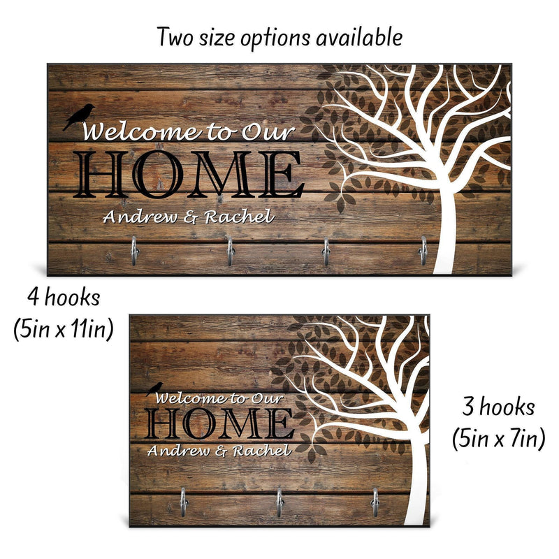 Key Holder for Wall, Wedding Gift, Welcome to Our Home, Anniversary Gift, Housewarming Gift, New Home, Key Holder, Key Hanger, KH31