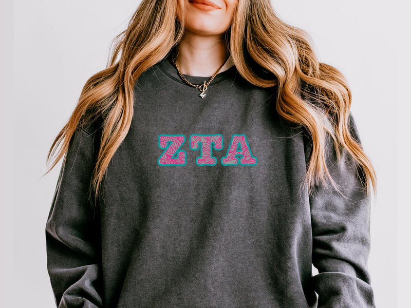 Zeta Tau Alpha Sweatshirt – Big Little Sorority Gift