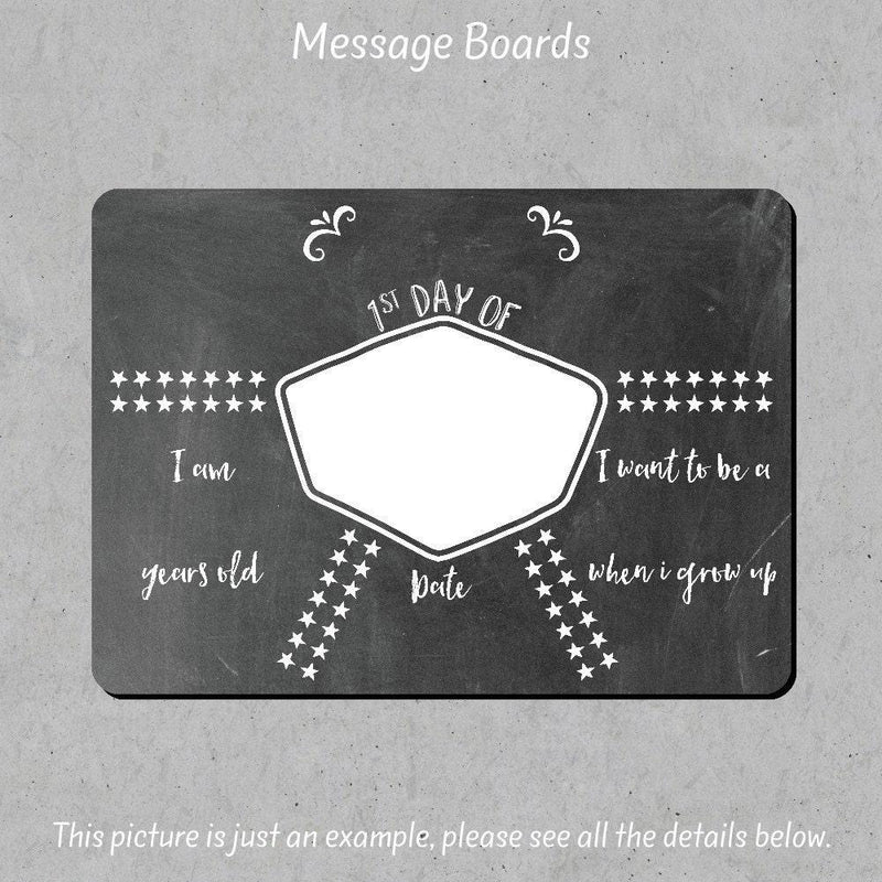 First Day of School Sign, Back to school sign, back to school dry erase board, message board, dry erase, MB12