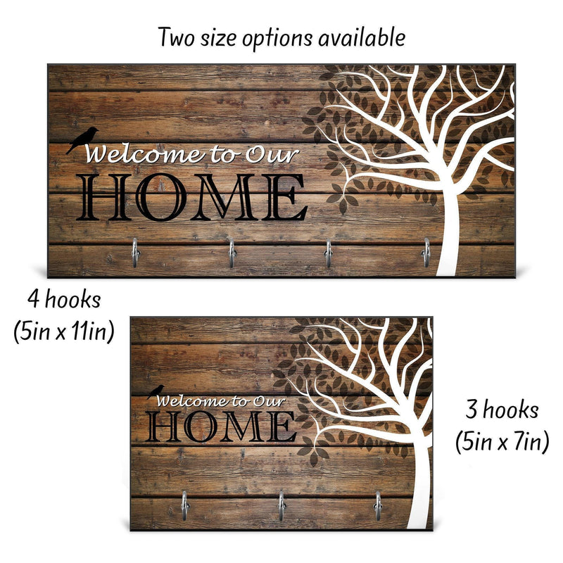 Wedding Gift, Welcome to Our Home, Anniversary Gift, Home Decor, Housewarming Gift, New Home, Key Holder, Key Hanger, KH03