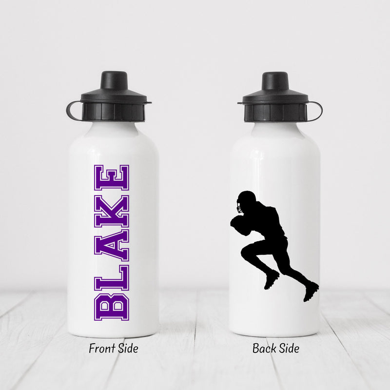 Football Gift, Football Water Bottle, Football Team, Team Gifts, Personalized Water Bottle, Sports Water Bottle, Water Bottle, SB38