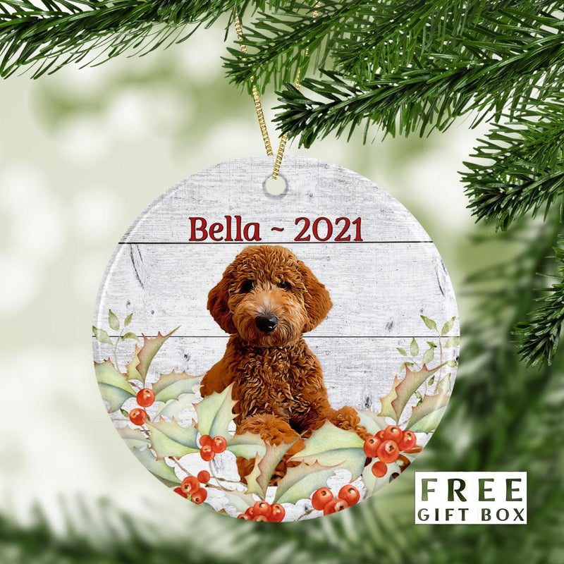 Custom Pet Photo Ornaments: Dog & Cat Memorial Gifts