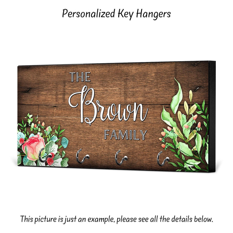 Key Holder for Wall, Wedding Gift, Gift for Her, Anniversary Gift, Housewarming Gift, New Home Gift, Home Decor, Key Holder, KH37