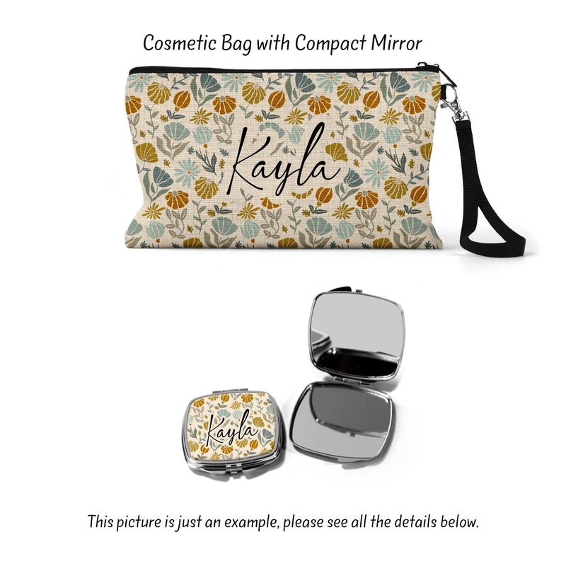 Summer Shabby Chic Makeup Bag – Bridesmaid & Best Friend Gift