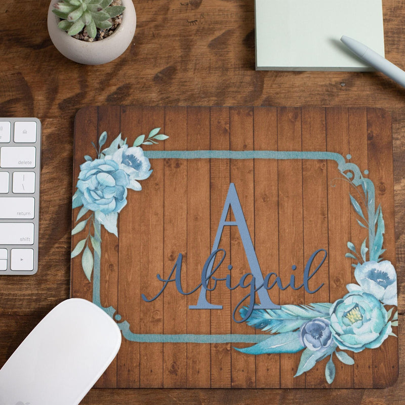 Boho Mouse Pad Personalized Mousepad Gift for Wife Gift for Girl Wedding Ideas Engagement Gift Birthday Gift MP52