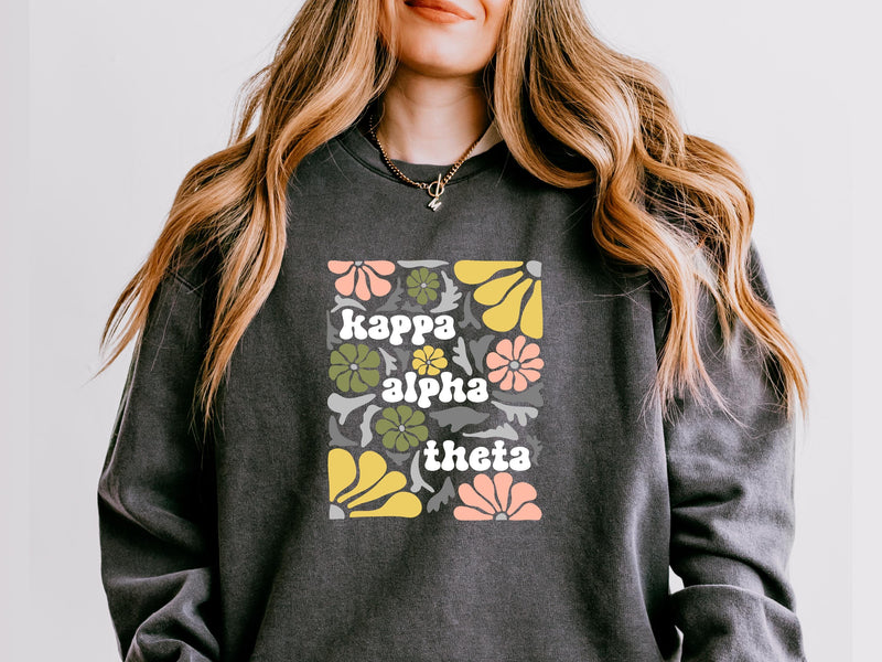 Kappa Alpha Theta Sweatshirt – Big Little Sorority Gift