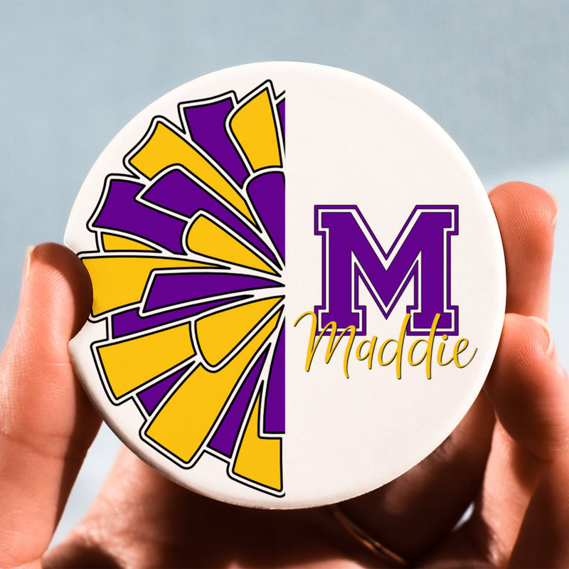 Cheerleader Car Coasters: Ideal Cheer Gifts, Team Gifts, and Cheer Coach Presents