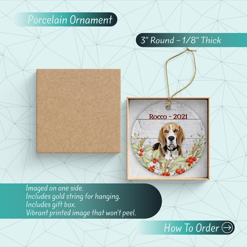 Custom Pet Ornament: Dog & Cat Memorial Keepsake