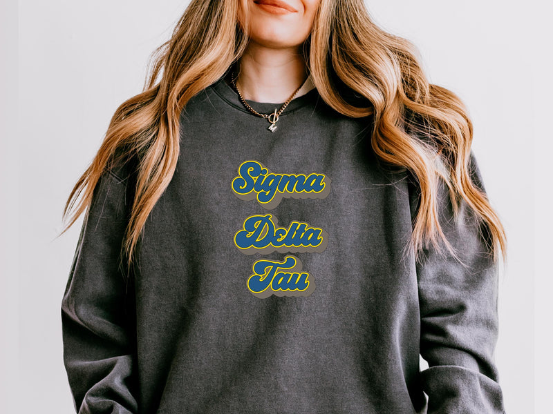 Sigma Delta Tau Sweatshirt – Big Little Sorority Gift
