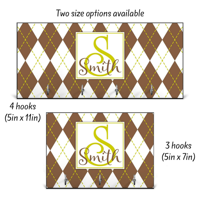 Personalized Housewarming Gift, New Home Gift, Key Holder, Key Rack, Key Hanger, Monogrammed Wedding Gift, Key Wall Organizer, KH19