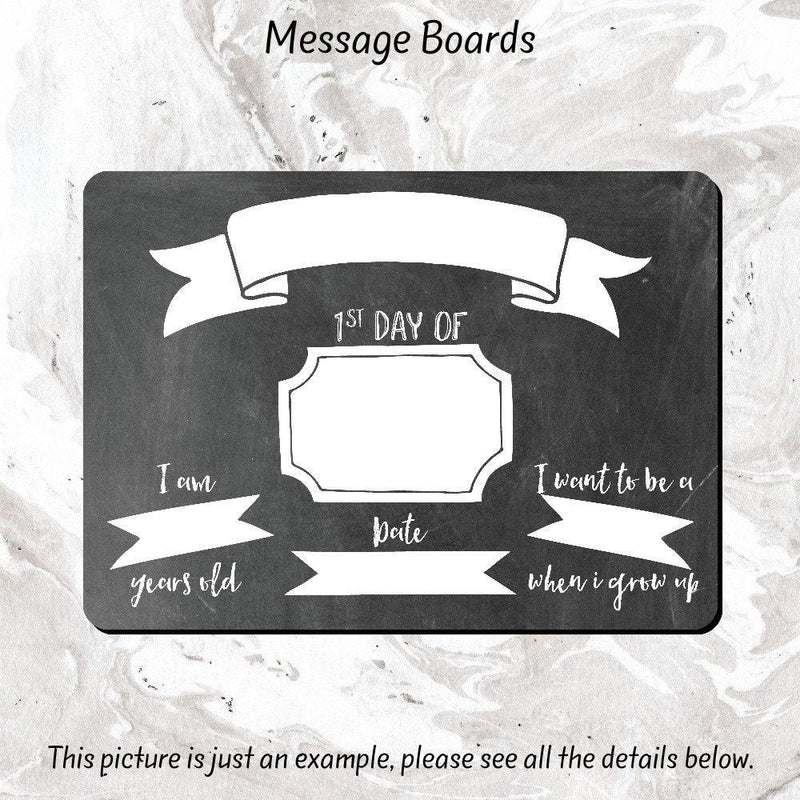 First Day of School Sign, Back to school sign, back to school dry erase board, message board, dry erase, MB11