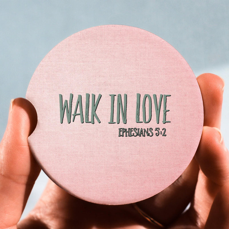 Car Coasters: Rubber & Sandstone - 2.56" Diameter