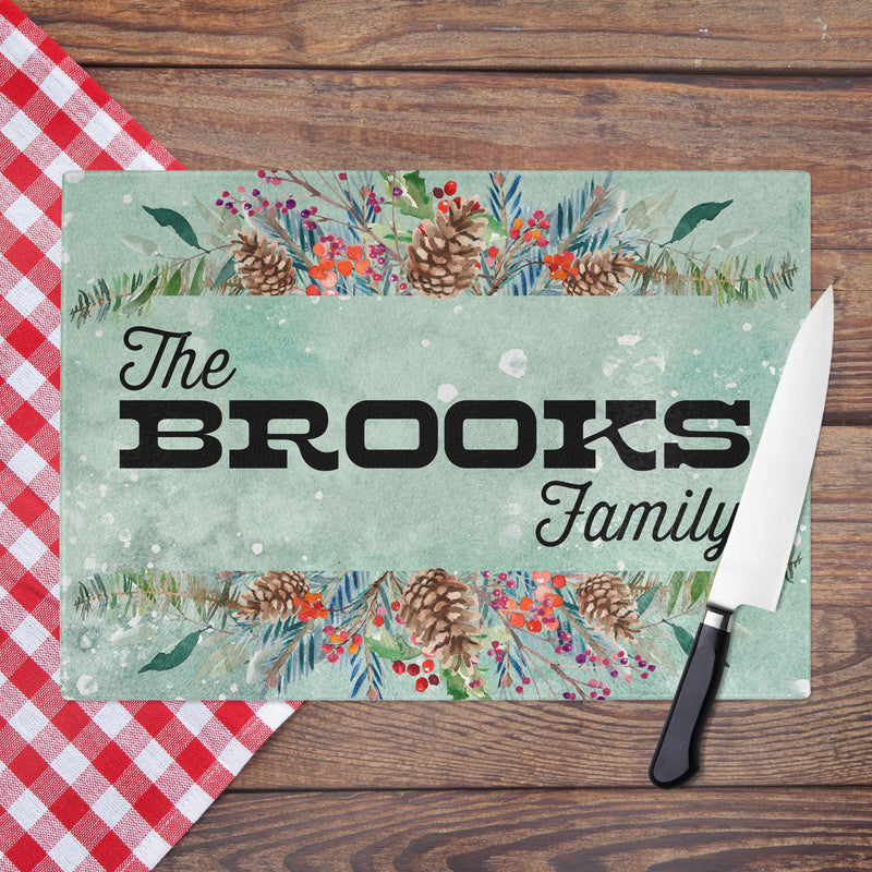 Customized Glass Cutting Board - Perfect for Engagement, Newlywed, and Housewarming Gifts