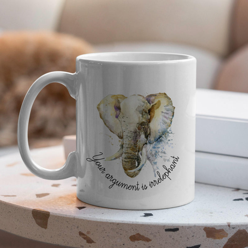 Custom Elephant Mug - Perfect Elephant Christmas Gift