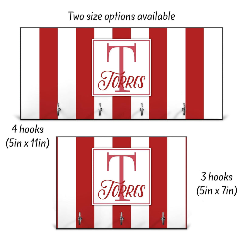 Personalized Housewarming Gift, New Home G-ift, Key Holder, Key Rack, Key Hanger, Monogrammed Wedding Gift, Key Wall Organizer, KH26