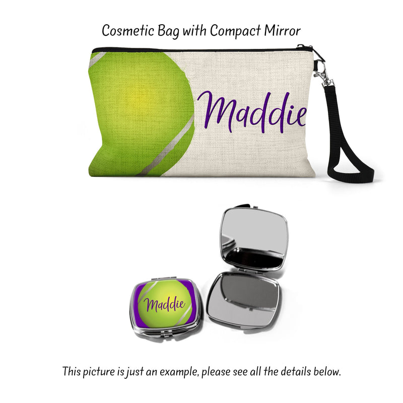 Tennis, Tennis Gift, Tennis Team, Tennis Bag, Cosmetic Bag, Team Gift, Gift For Her, CO60