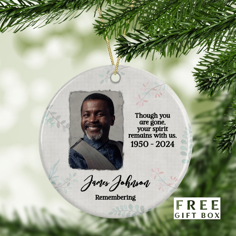 In Loving Memory Ceramic Ornament