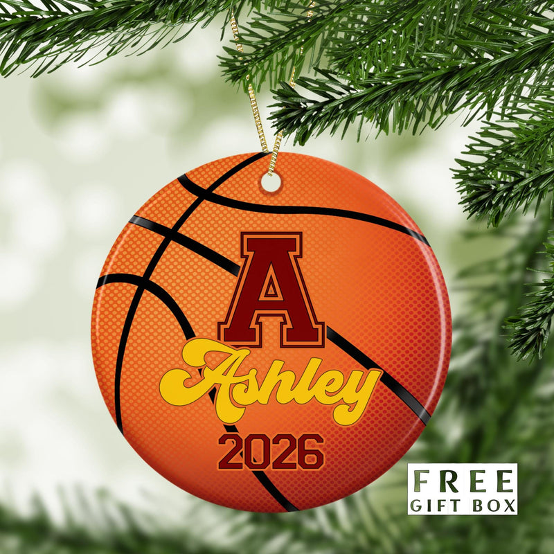 Girl Basketball Ornament: Unique Graduation & Holiday Gift