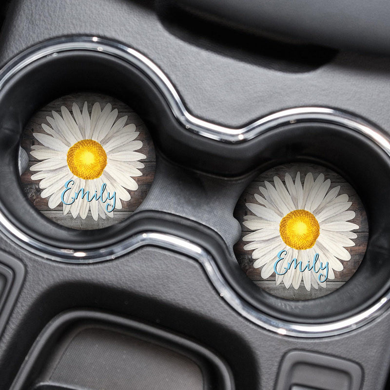 Daisy Car Coasters Gift for Her Mothers Day Gift Wedding Favors Best Friends Gifts Graduation Gift Gifts for Mom Sister Gift, CC81