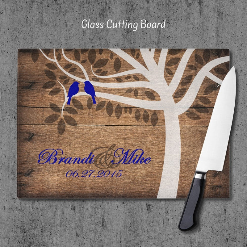 Unique Custom Glass Cutting Board - Perfect Mother & Couple&