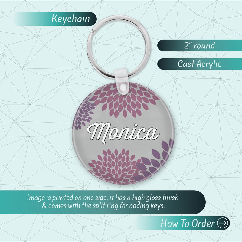 Acrylic Name Keychain – Cute Custom Keychain & Bag Charm