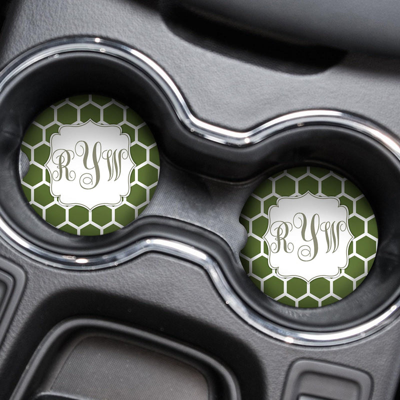 Custom Cute Car Coaster Set – Personalized Car Decor Accessories