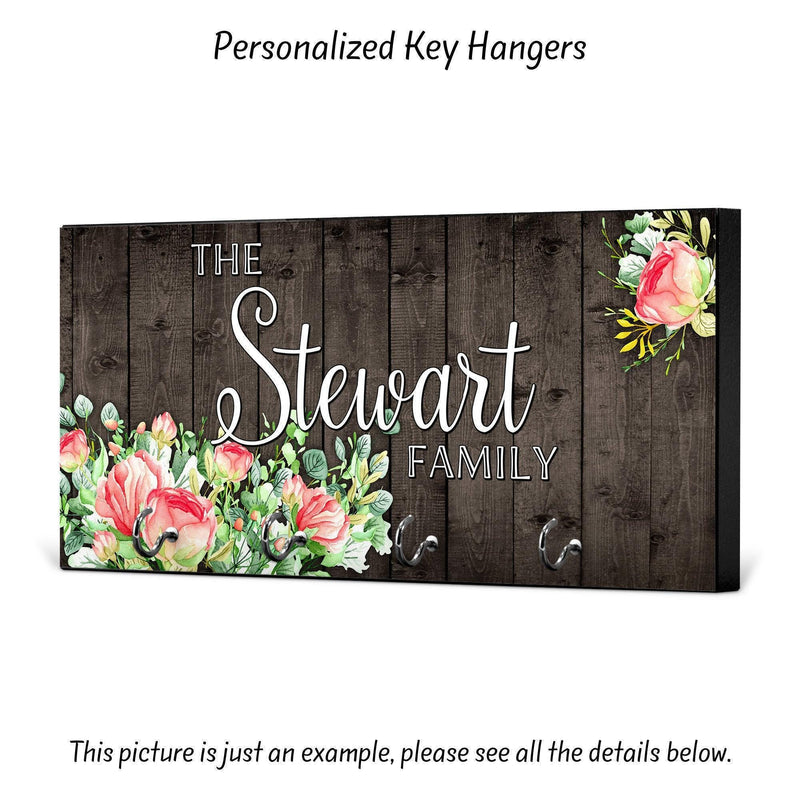 Key Holder for Wall, Wedding Gift, Gift for Her, Anniversary Gift, Housewarming Gift, New Home Gift, Home Decor, Key Holder, KH38