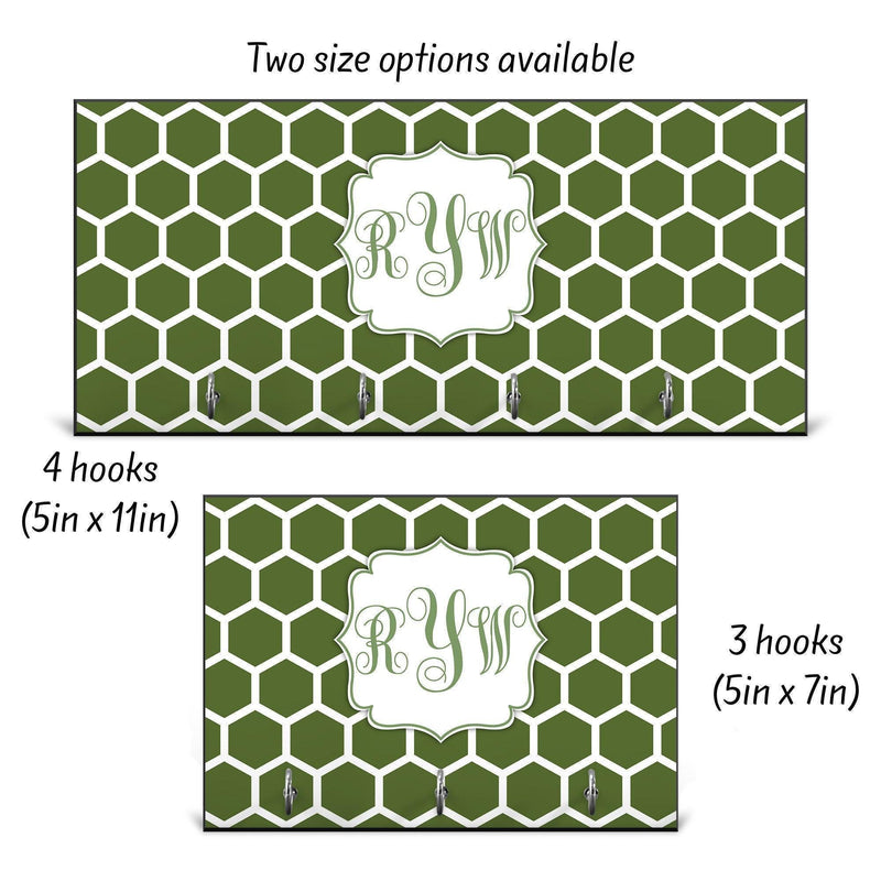 Personalized Housewarming Gift, New Home Gift, Key Holder, Key Rack, Key Hanger, Monogrammed Wedding Gift, Key Wall Organizer, KH13