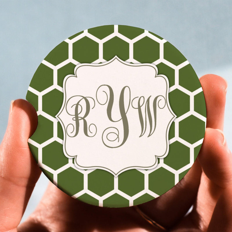 Custom Cute Car Coaster Set – Personalized Car Decor Accessories