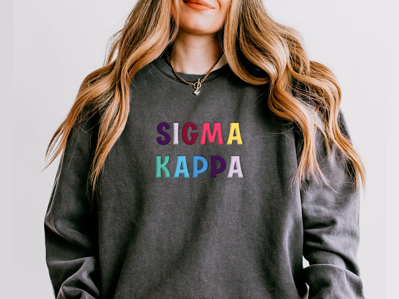 Sigma Kappa Sweatshirt – Big Little Sorority Gift